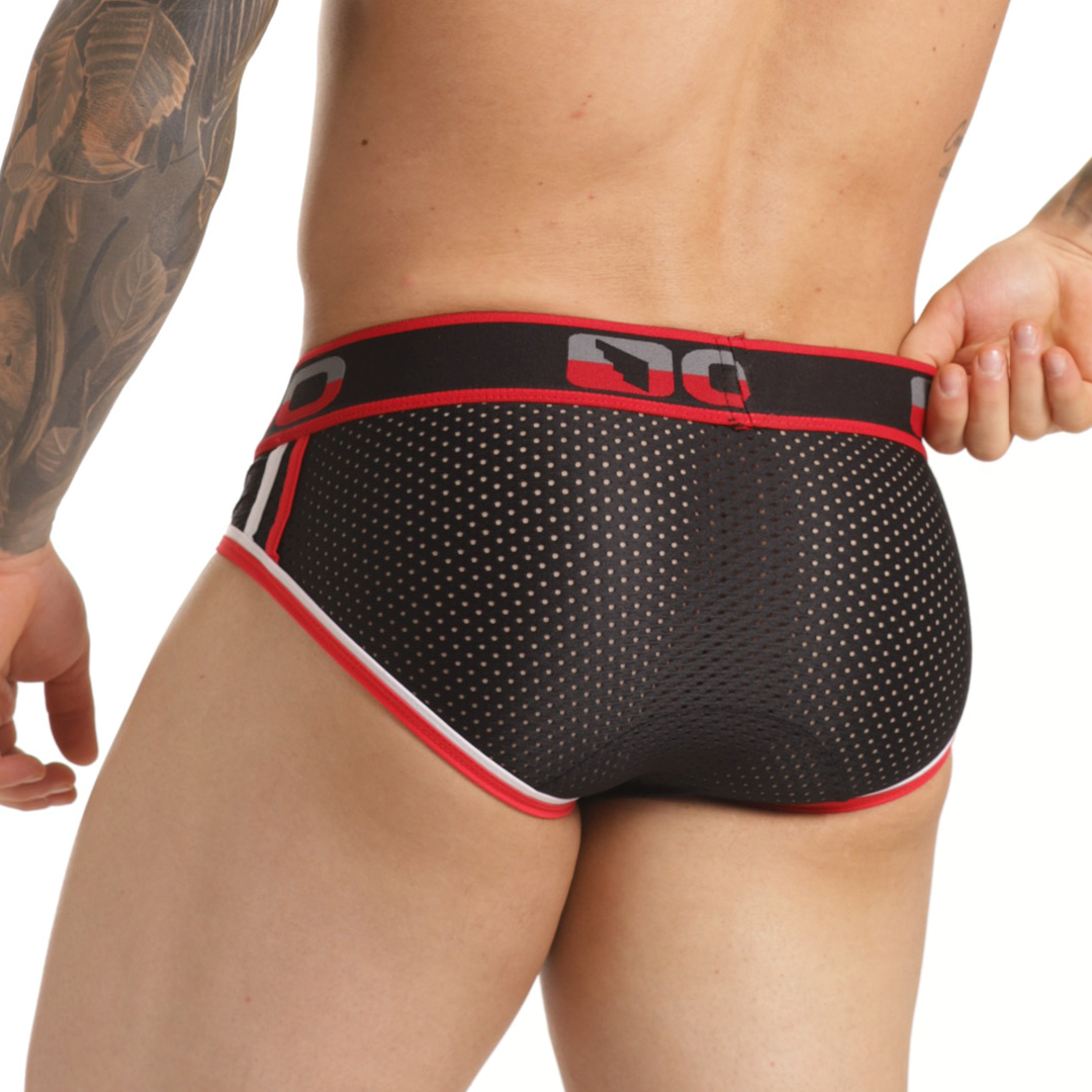 VERSATIL RED BRIEF - Sexy black brief for men