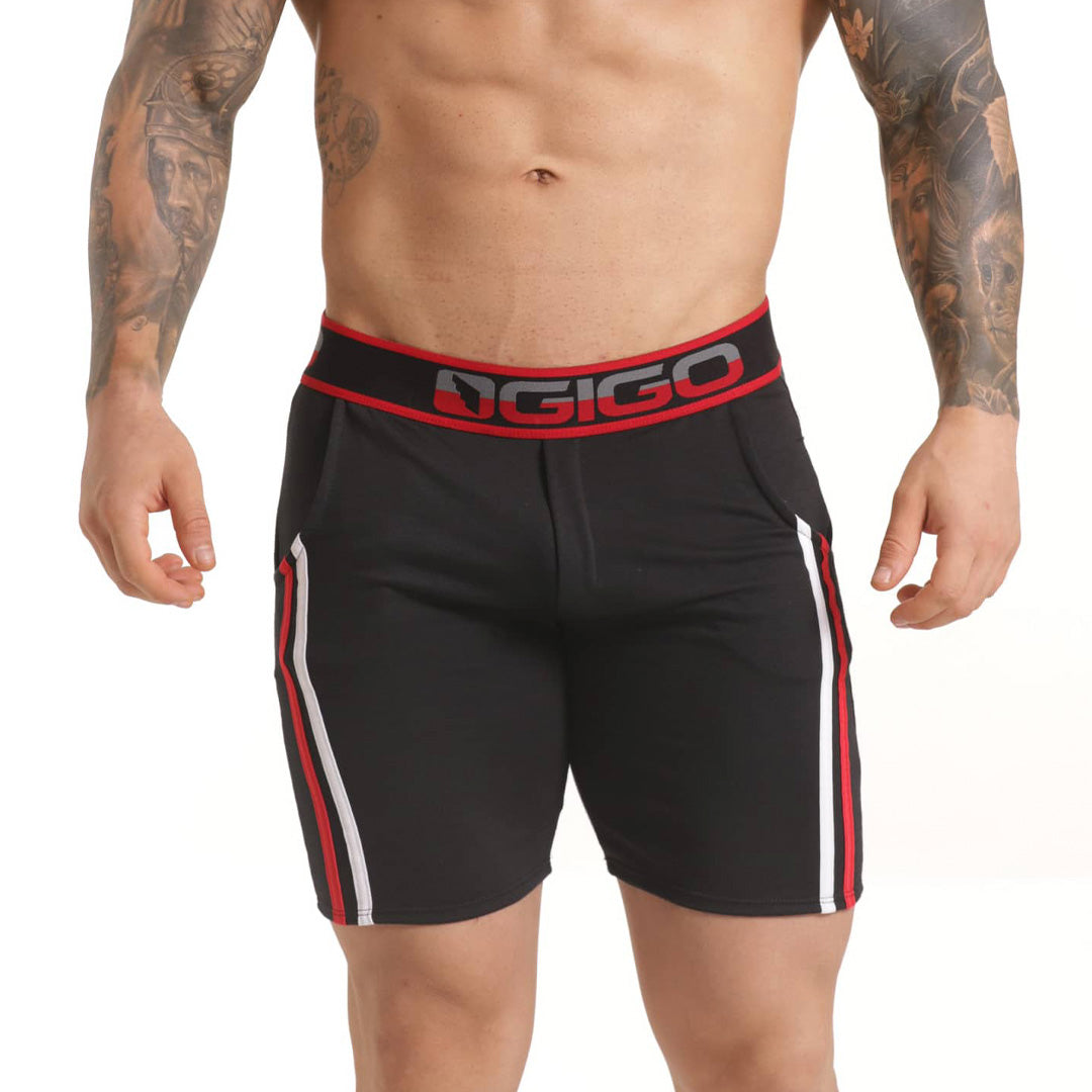 VERSATIL RED SHORT - Men's black shorts