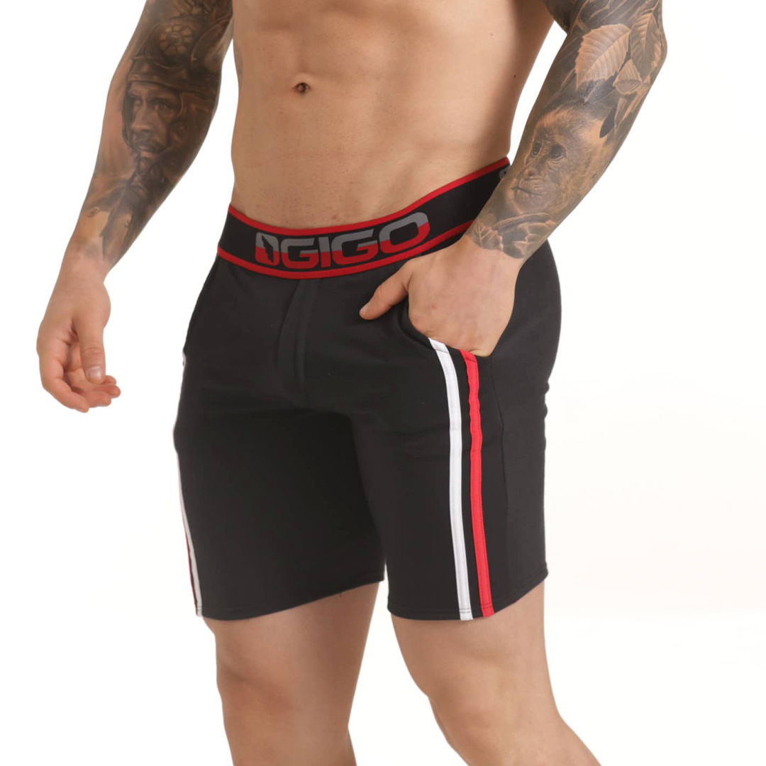 VERSATIL RED SHORT - Men's black shorts