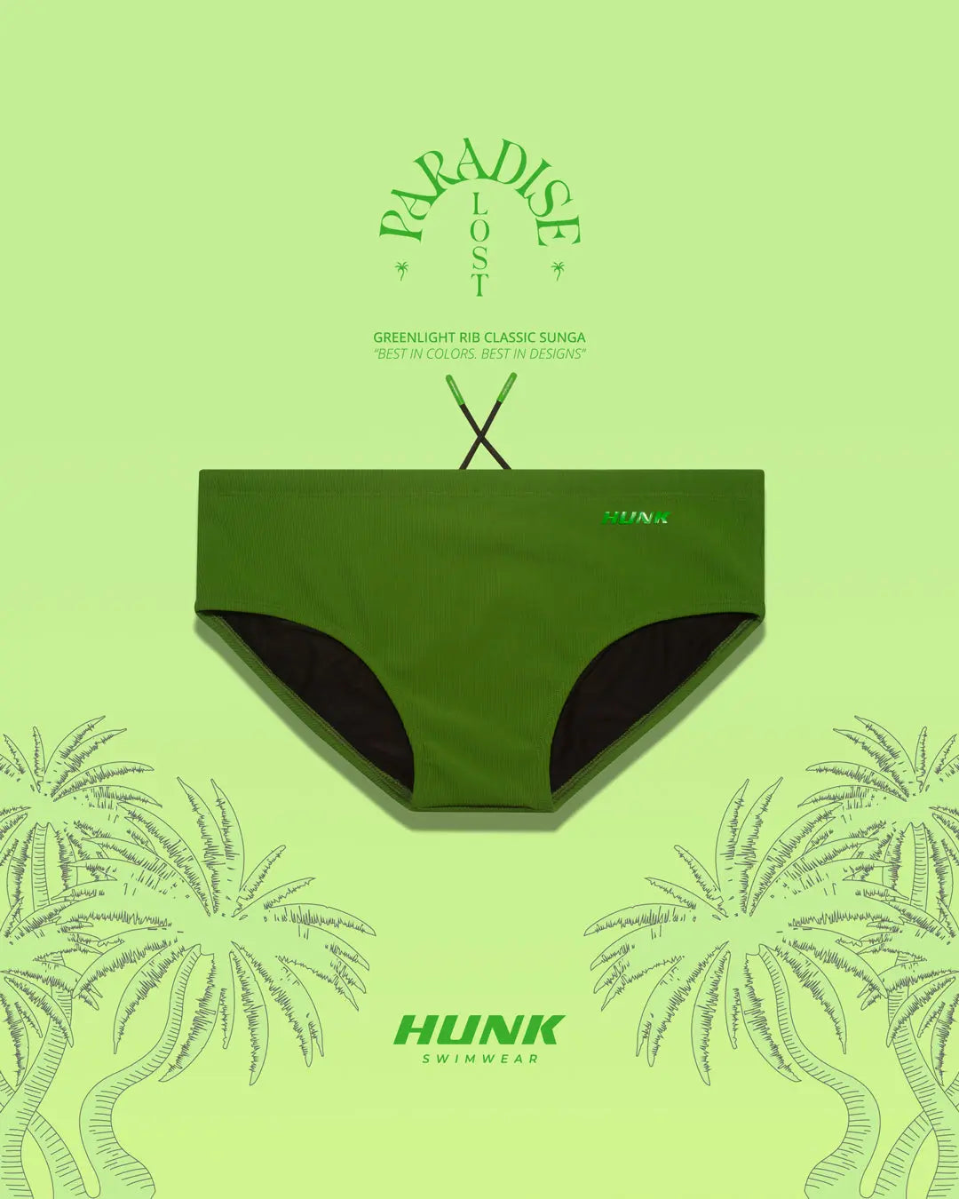 Greenlight Rib Classic Sunga - DealByEthan.gay loves HUNK Menswear