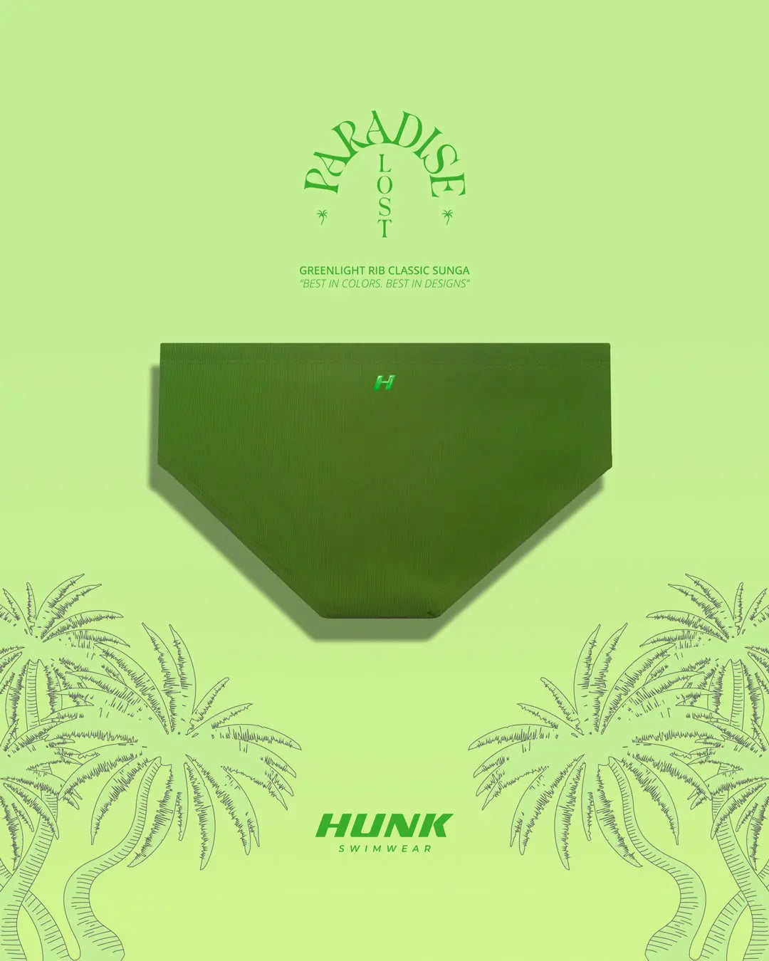 Greenlight Rib Classic Sunga - DealByEthan.gay loves HUNK Menswear