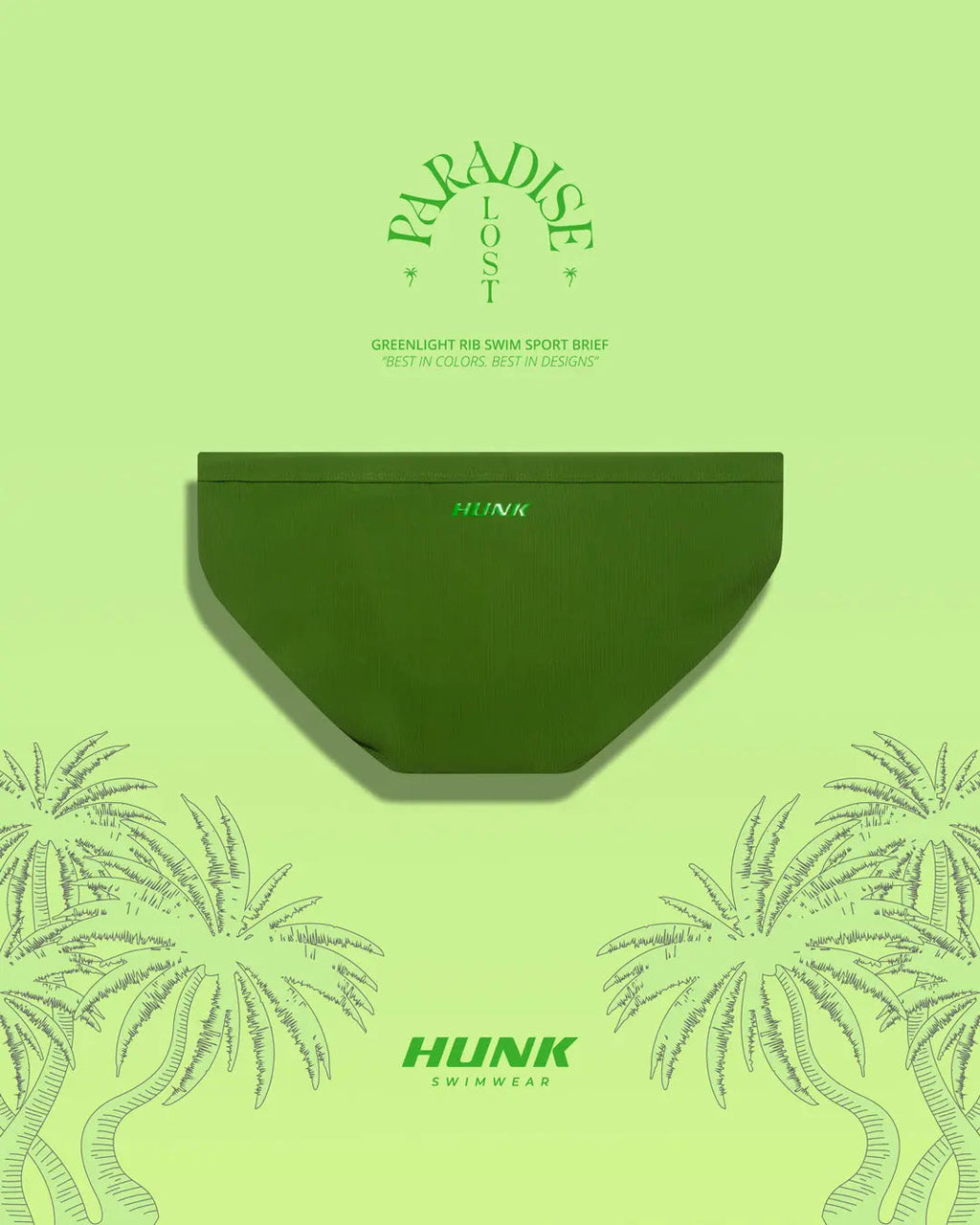 Greenlight Rib Swim Sport Brief - DealByEthan.gay loves HUNK Menswear