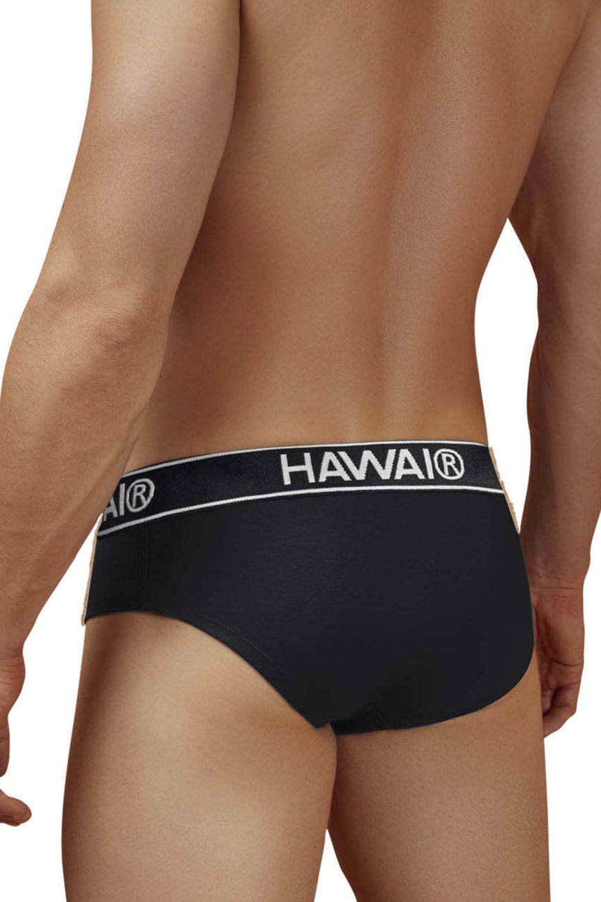 HAWAI 41962 Cotton blend Briefs Color Black-01 - DealByEthan.gay loves HAWAI