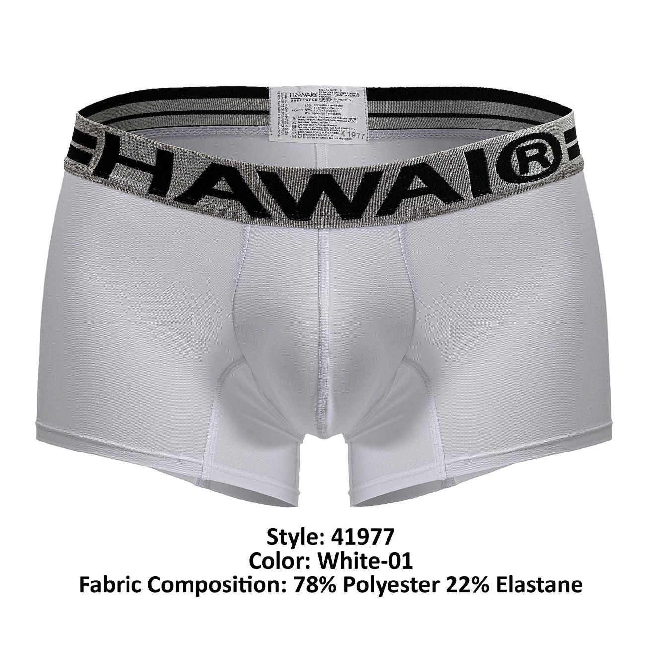 HAWAI 41977 Microfiber Trunks Color White-01 - DealByEthan.gay loves HAWAI
