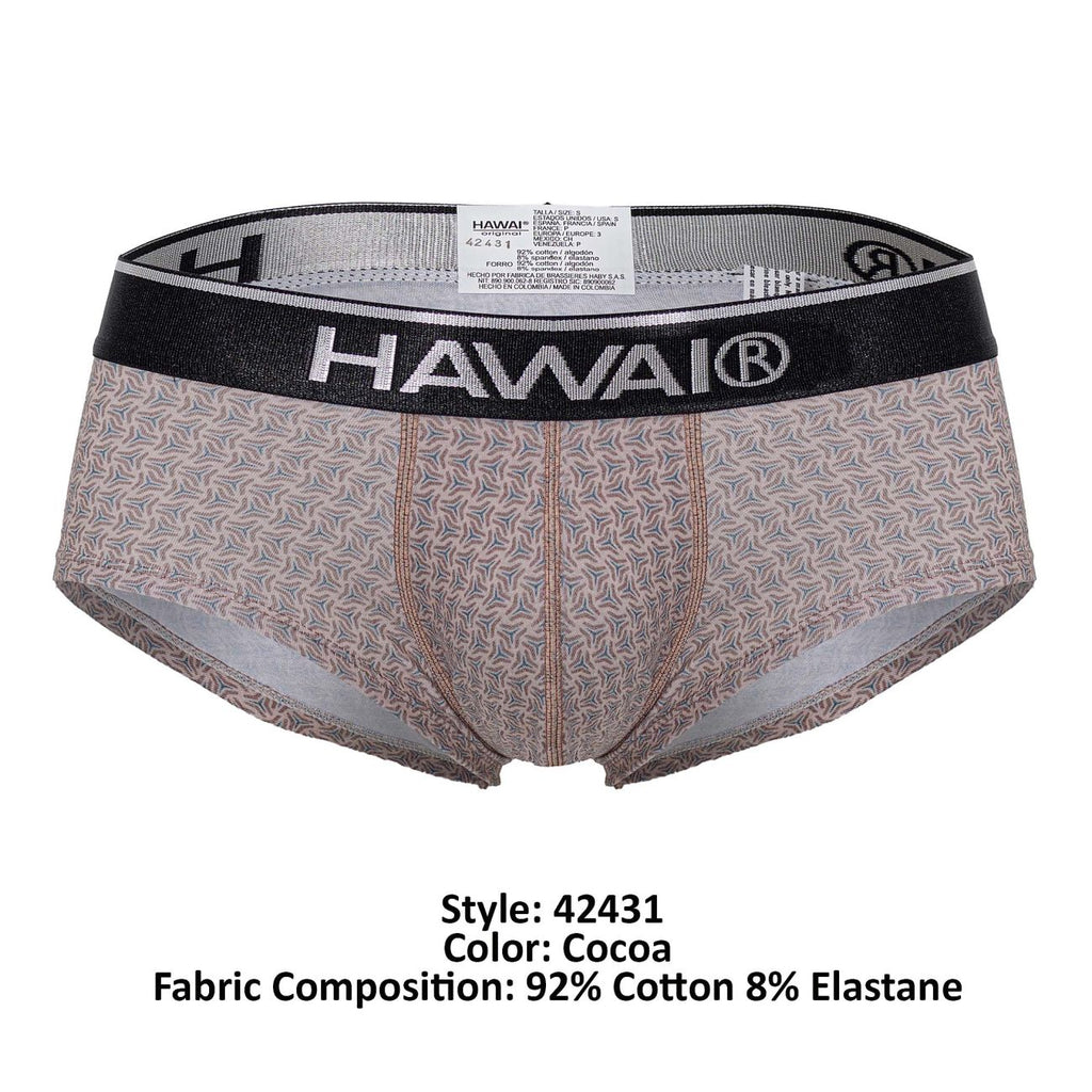 HAWAI 42431 Brief Estampado Color Cacao