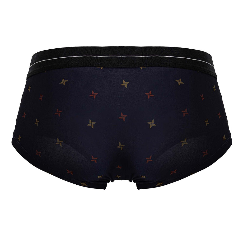 HAWAI 42530 Bedruckter Mikrofaser-Slip, Farbe Blau