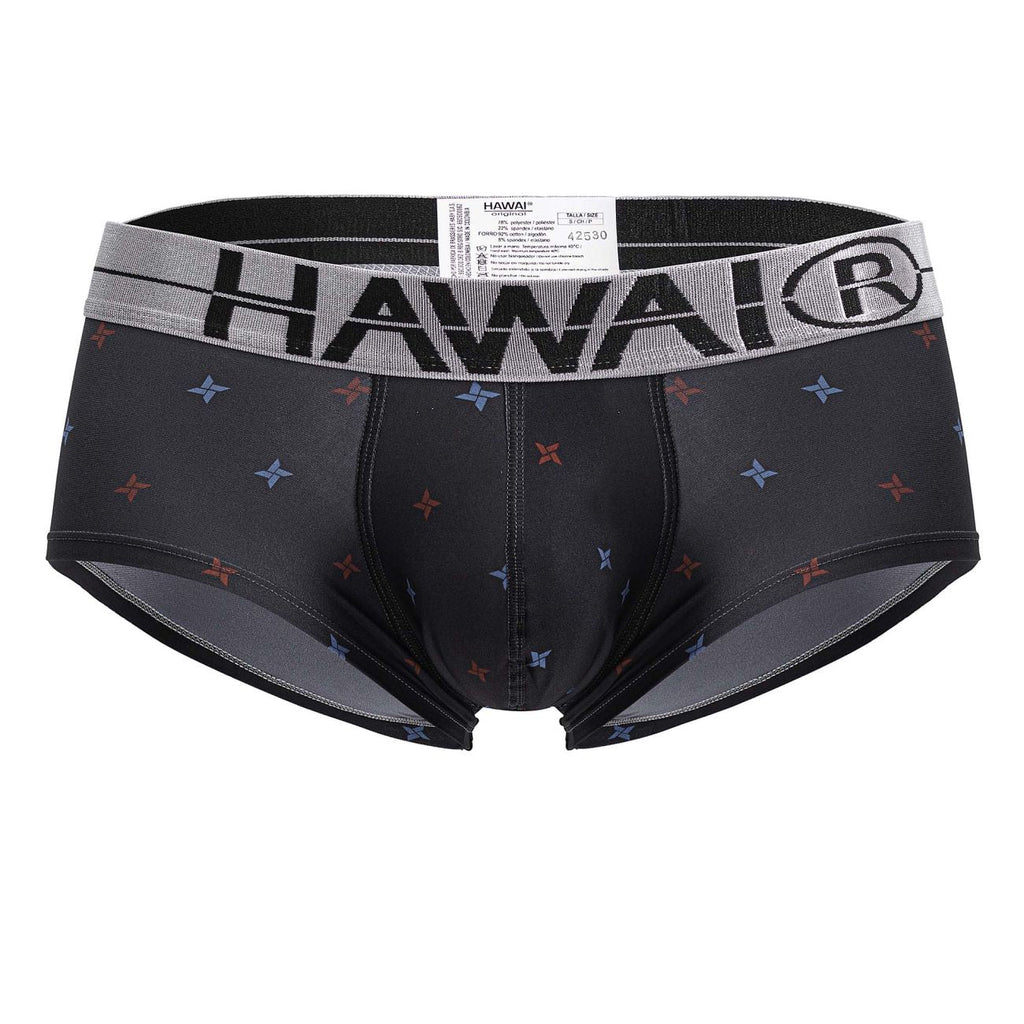 HAWAI 42530 Bedruckte Mikrofaser-Slips Farbe Grau