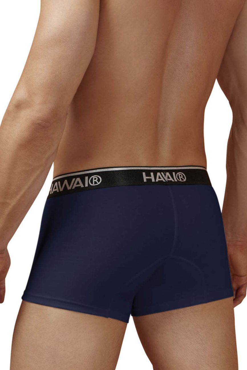 HAWAI 4986 Cotton blend Trunks Color Dark Blue-01 - DealByEthan.gay loves HAWAI