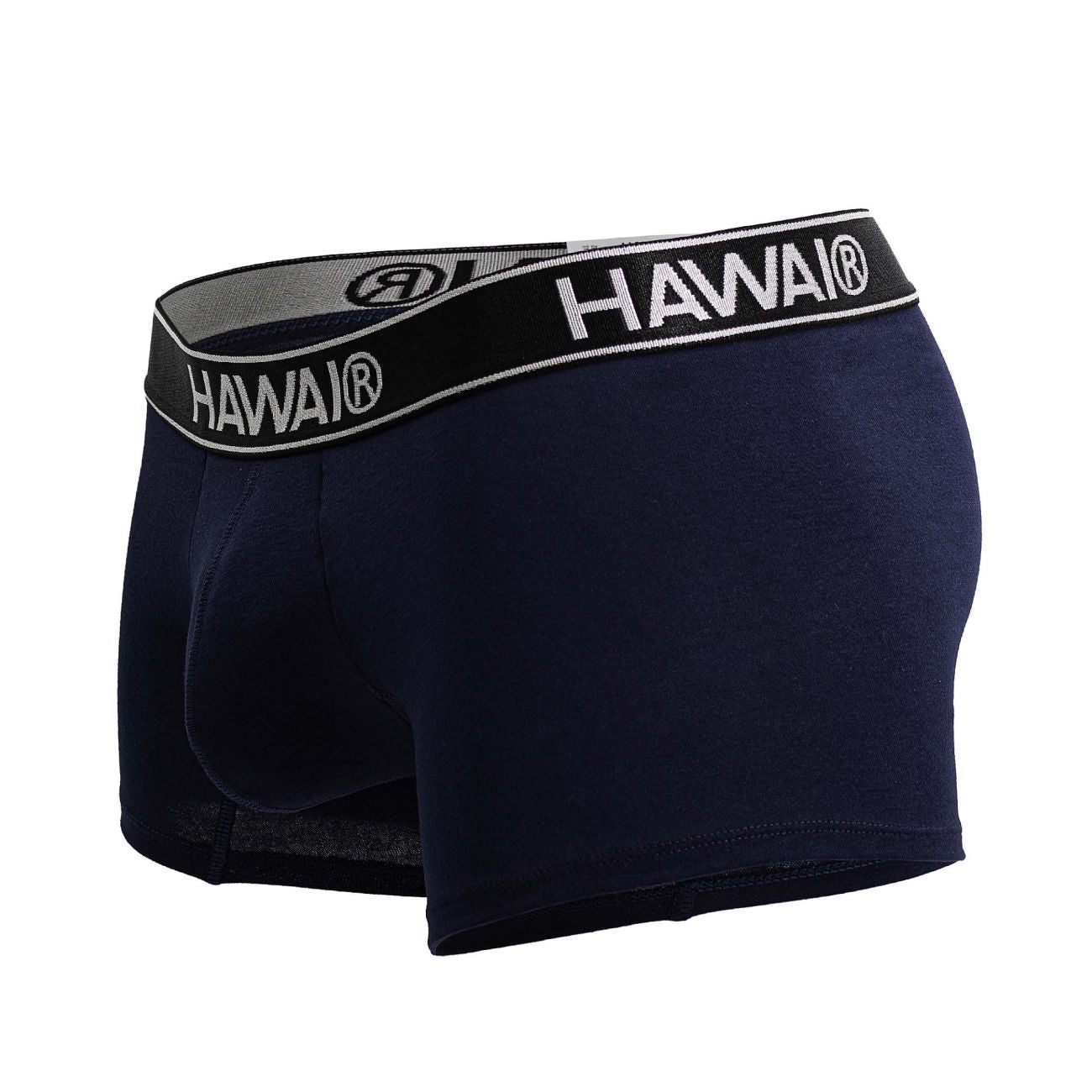 HAWAI 4986 Cotton blend Trunks Color Dark Blue-01 - DealByEthan.gay loves HAWAI