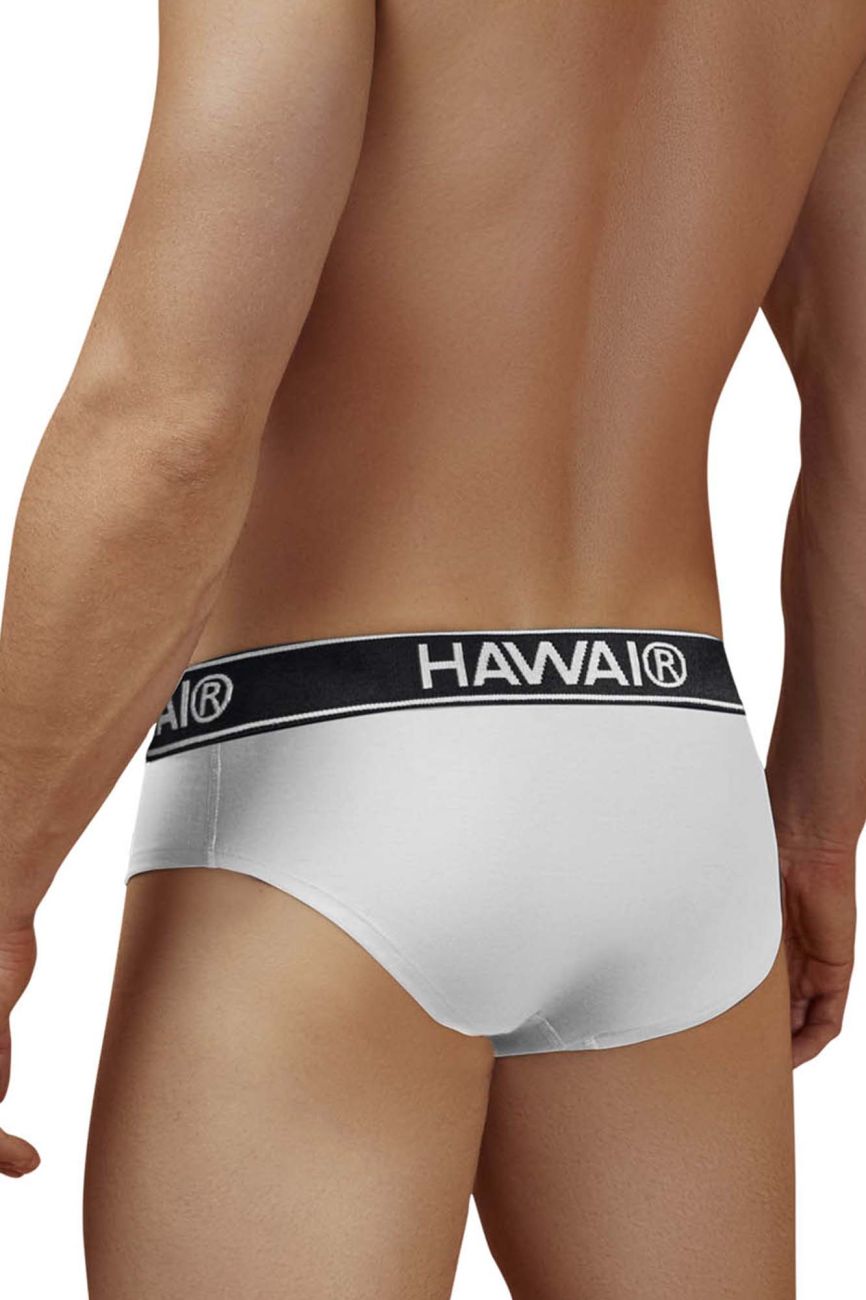 HAWAI 41962 Briefs de mezcla de algodón Color Blanco-01