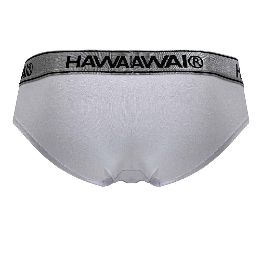 HAWAI 41962 Briefs de mezcla de algodón Color Blanco-01