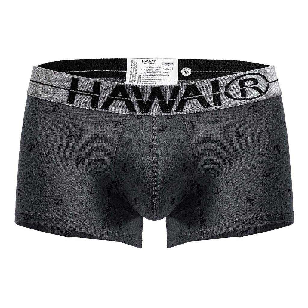 HAWAI 42521 Badehose aus Baumwollmischgewebe, Farbe Grau