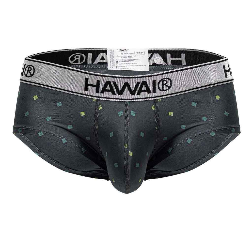 HAWAI 42580 Calzoncillos de microfibra color gris