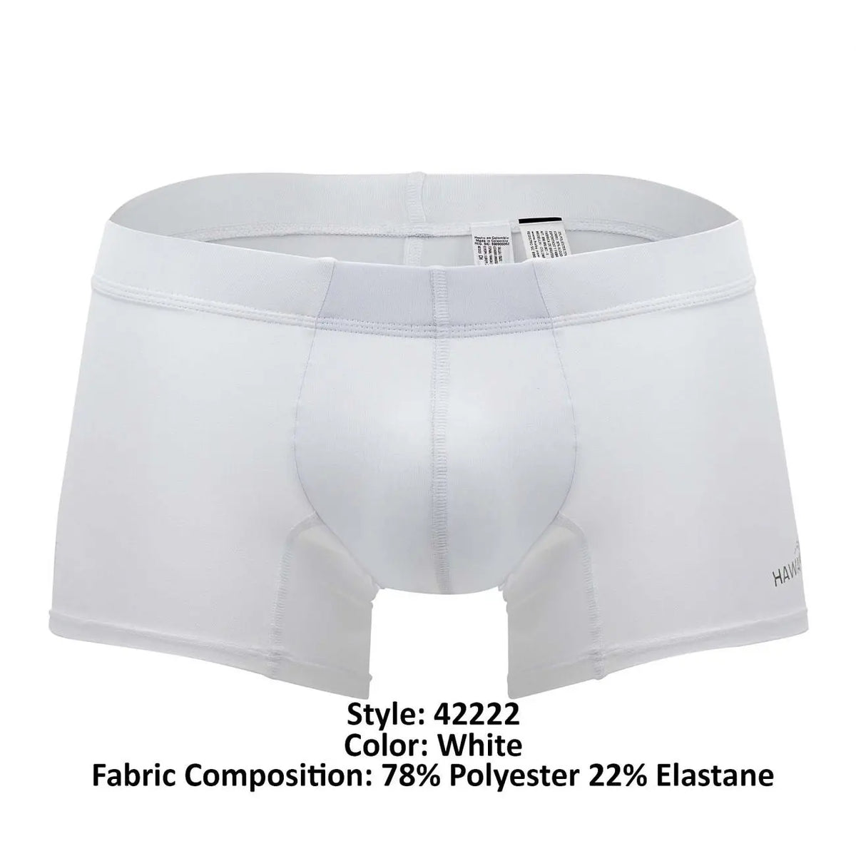 HAWAIR Herrenunterwäsche 42222 Mikrofaser-Trunks Farbe Weiß