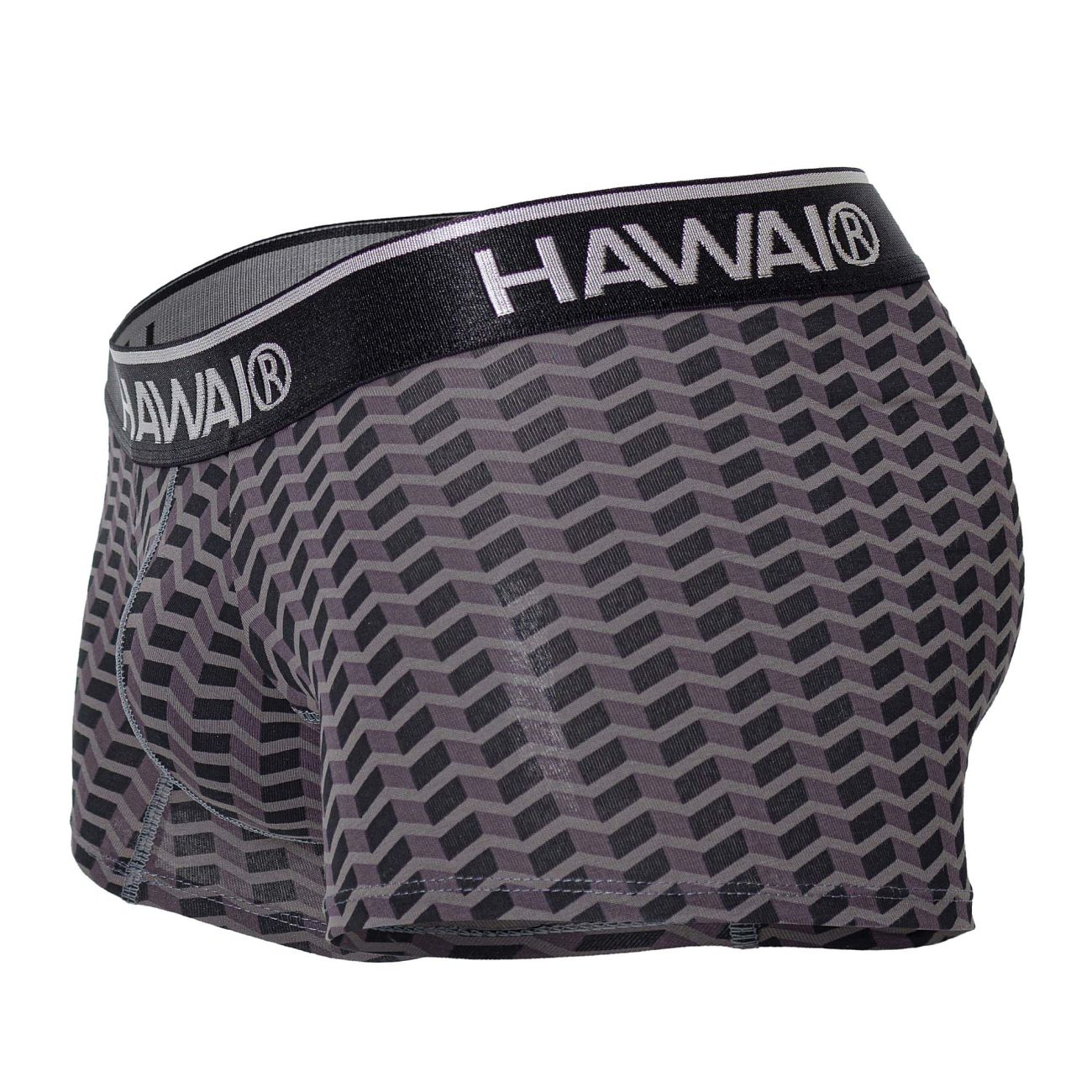 HAWAI 42371 Bedruckte Badehose Farbe Grau