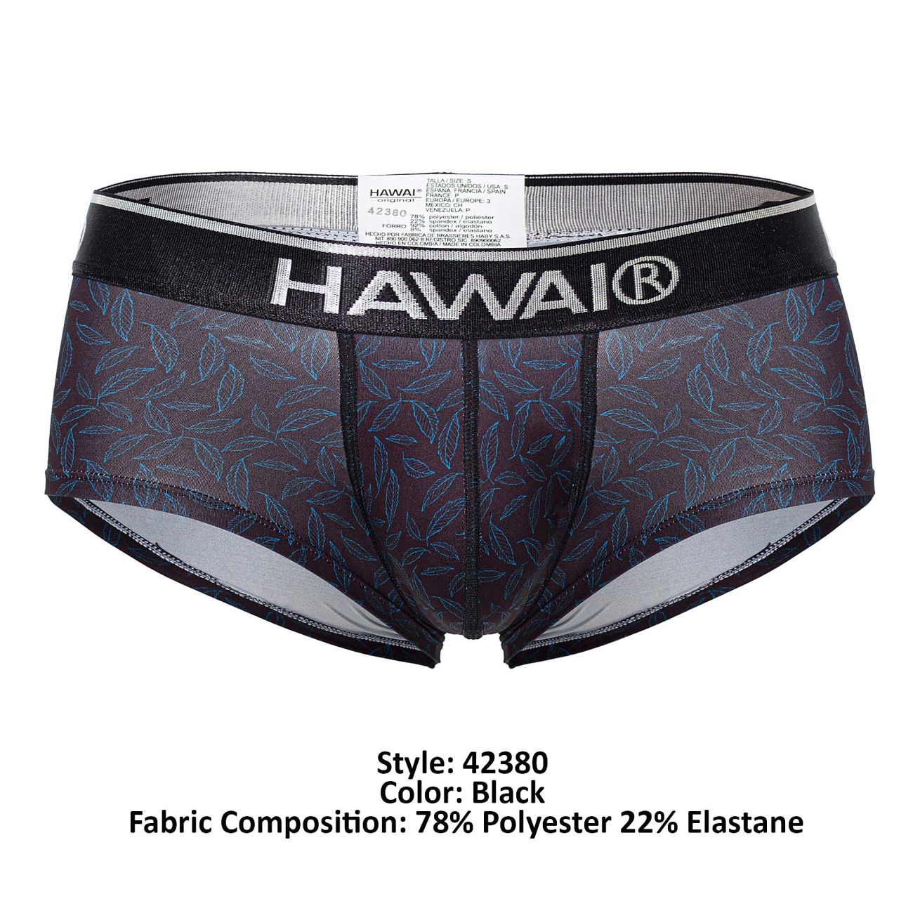 HAWAI 42380 Briefs Estampados Color Negro