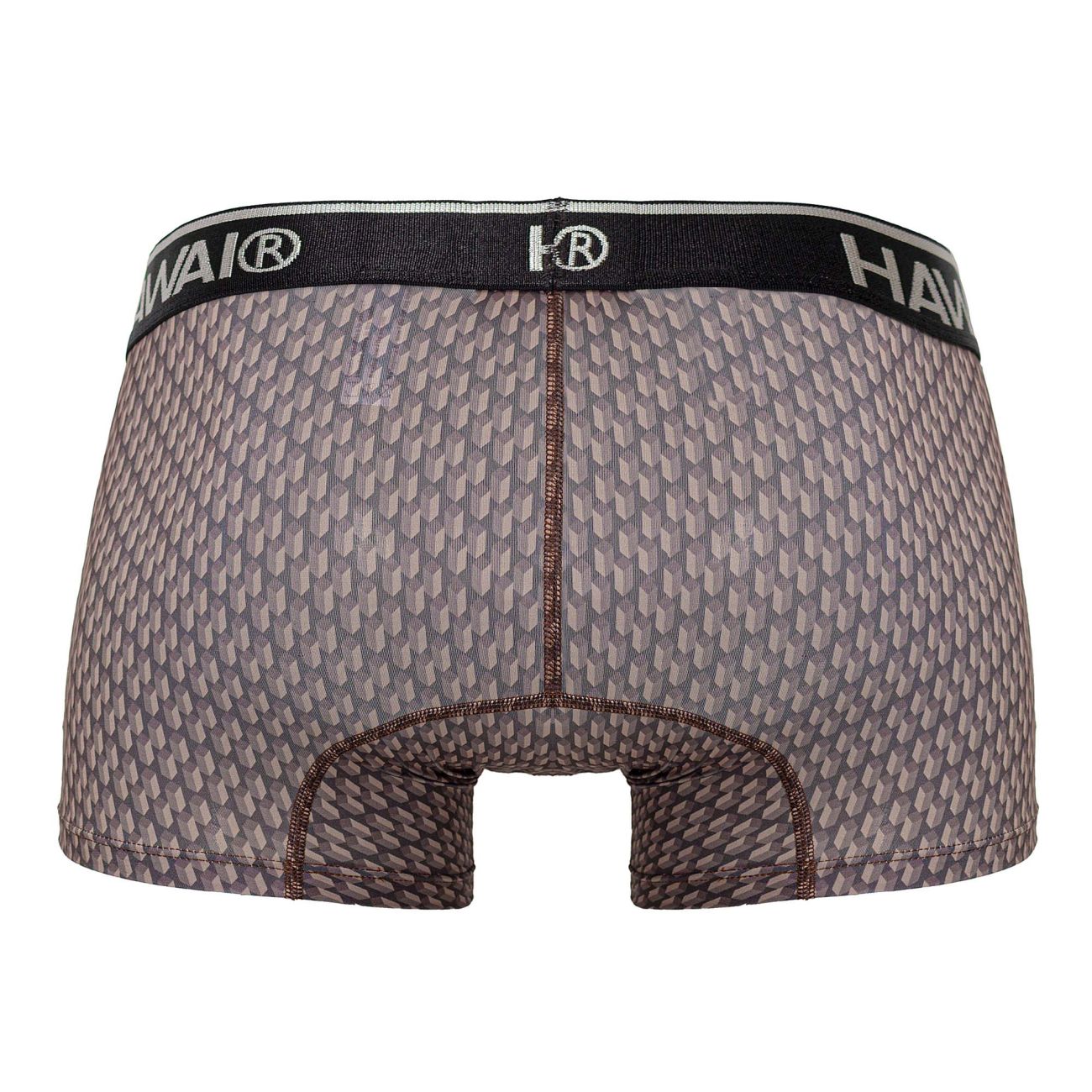 HAWAI 42420 Bedruckte Badehose Farbe Kakao