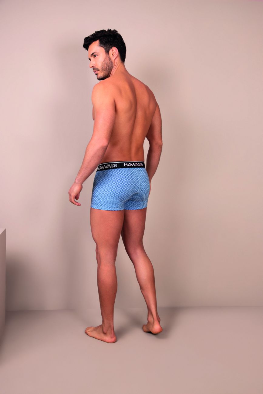 HAWAI 42421 Bedruckte Badehose Farbe Blau