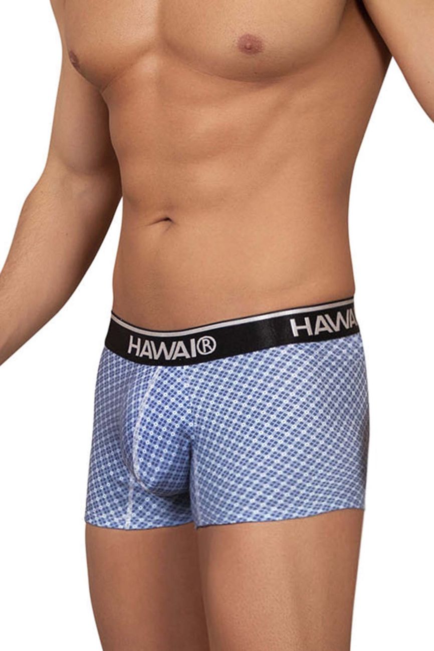 HAWAI 42421 Bedruckte Badehose Farbe Blau