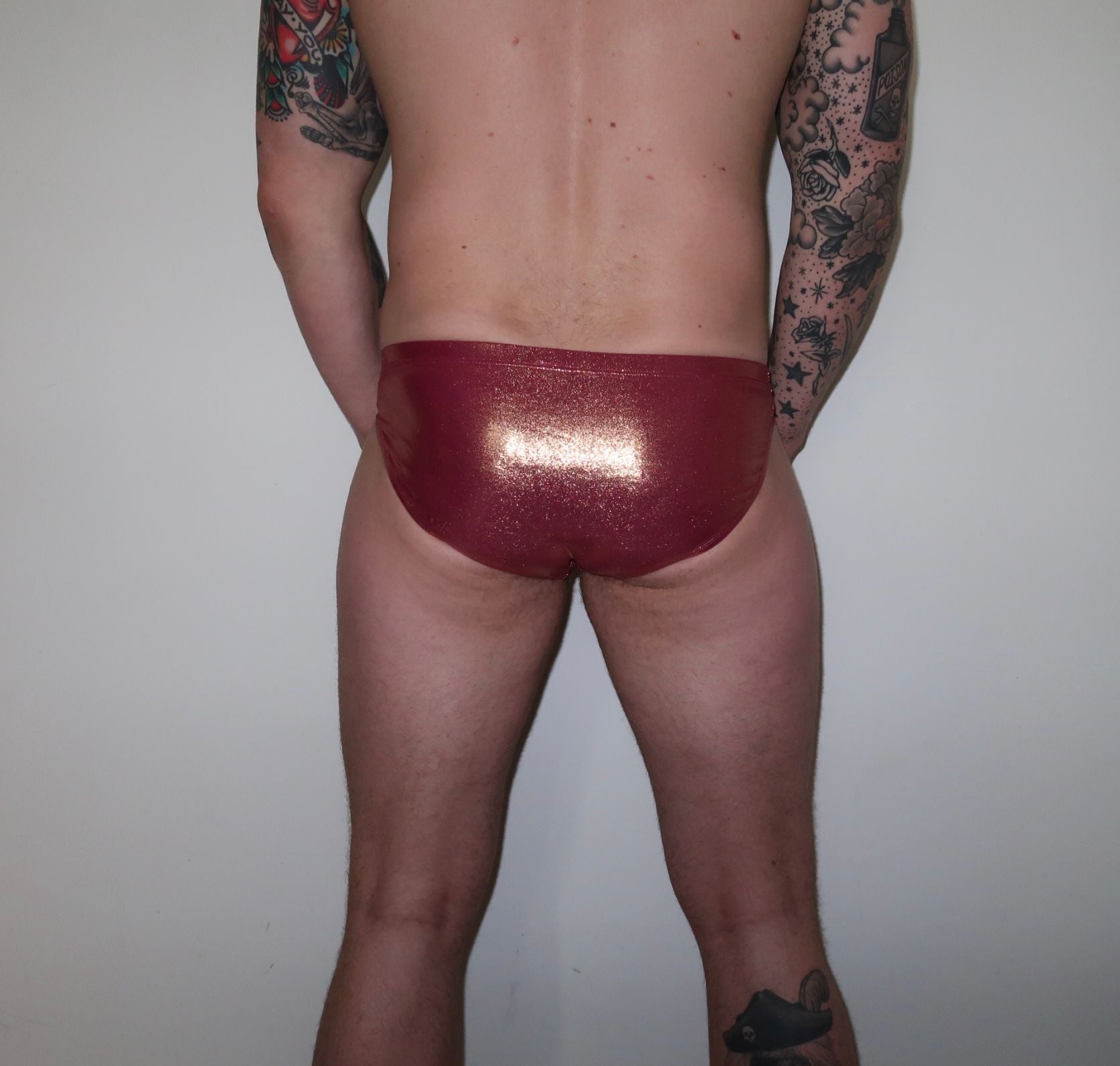 HEAVY METAL GLITTER SWIM BRIEF - DealByEthan.gay loves Chris Turk