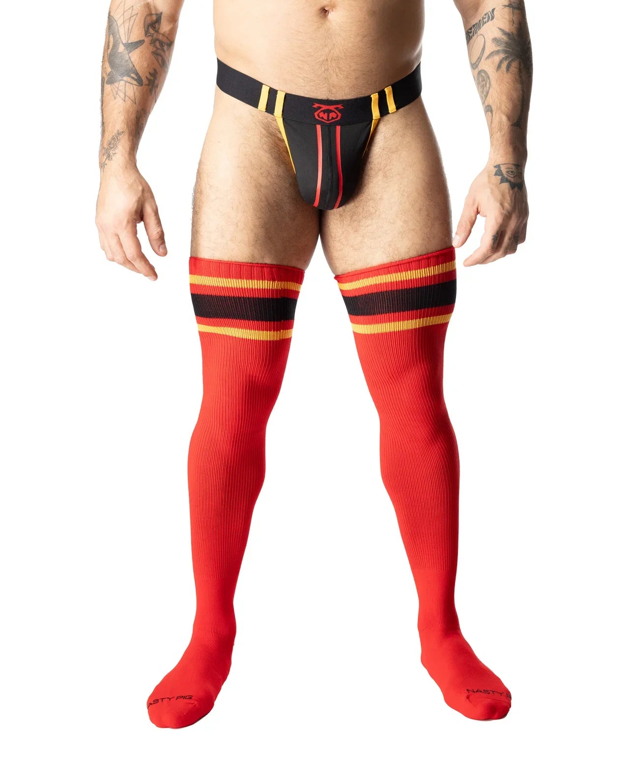 HOOK'D UP THIGH HIGH SOCK - DealByEthan.gay loves Nasty Pig