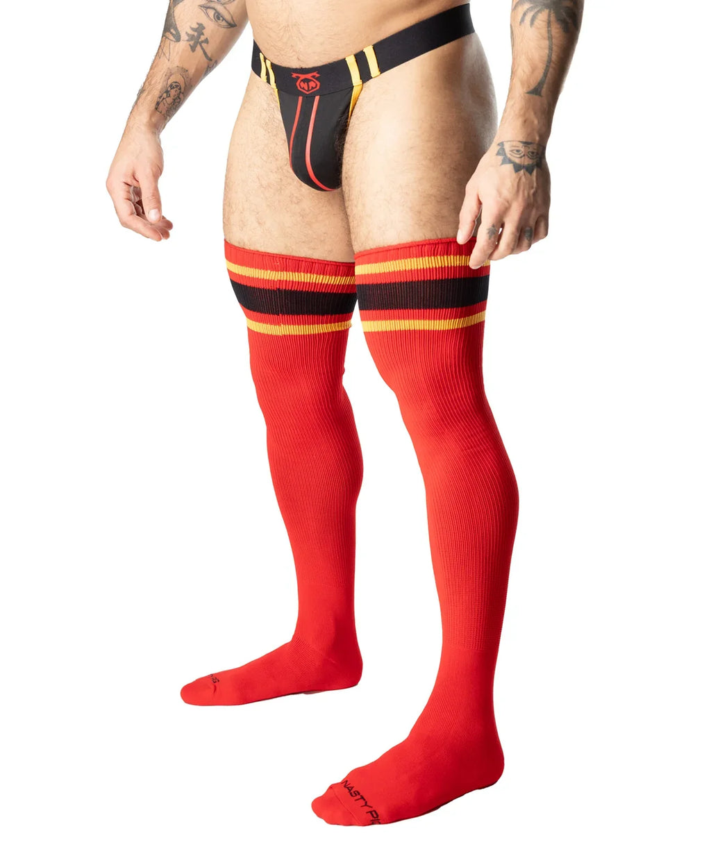 HOOK'D UP THIGH HIGH SOCK - DealByEthan.gay loves Nasty Pig