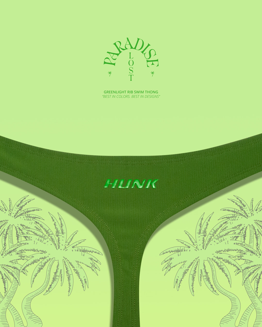 Greenlight Rib Swim Thong