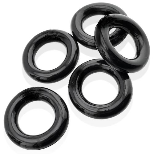 HÜNKYJUNK Men's Jacker 5 Stack C-Rings - Black