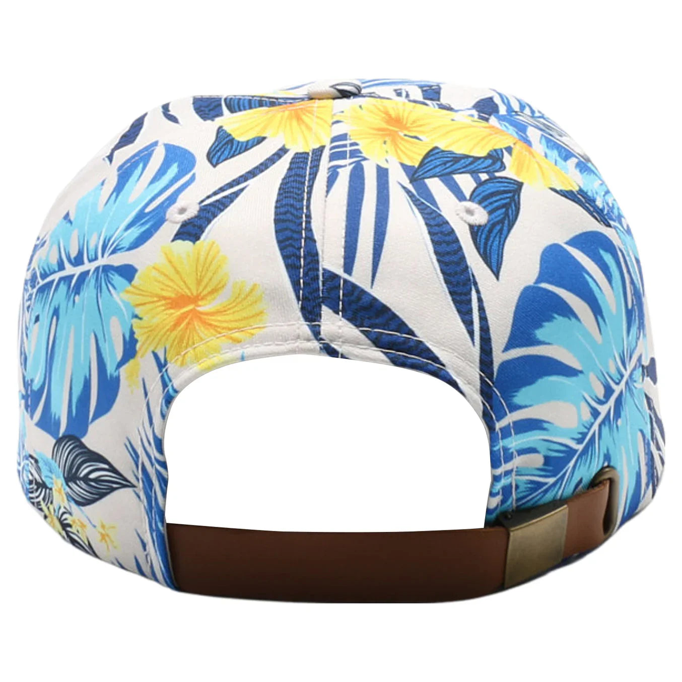 Hawaii-Seilhut mit Blumenmuster in verschiedenen Farben