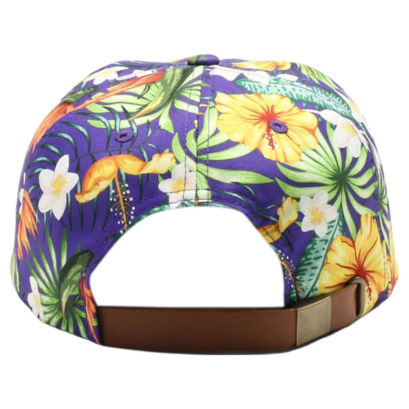 Hawaii-Seilhut mit Blumenmuster in verschiedenen Farben