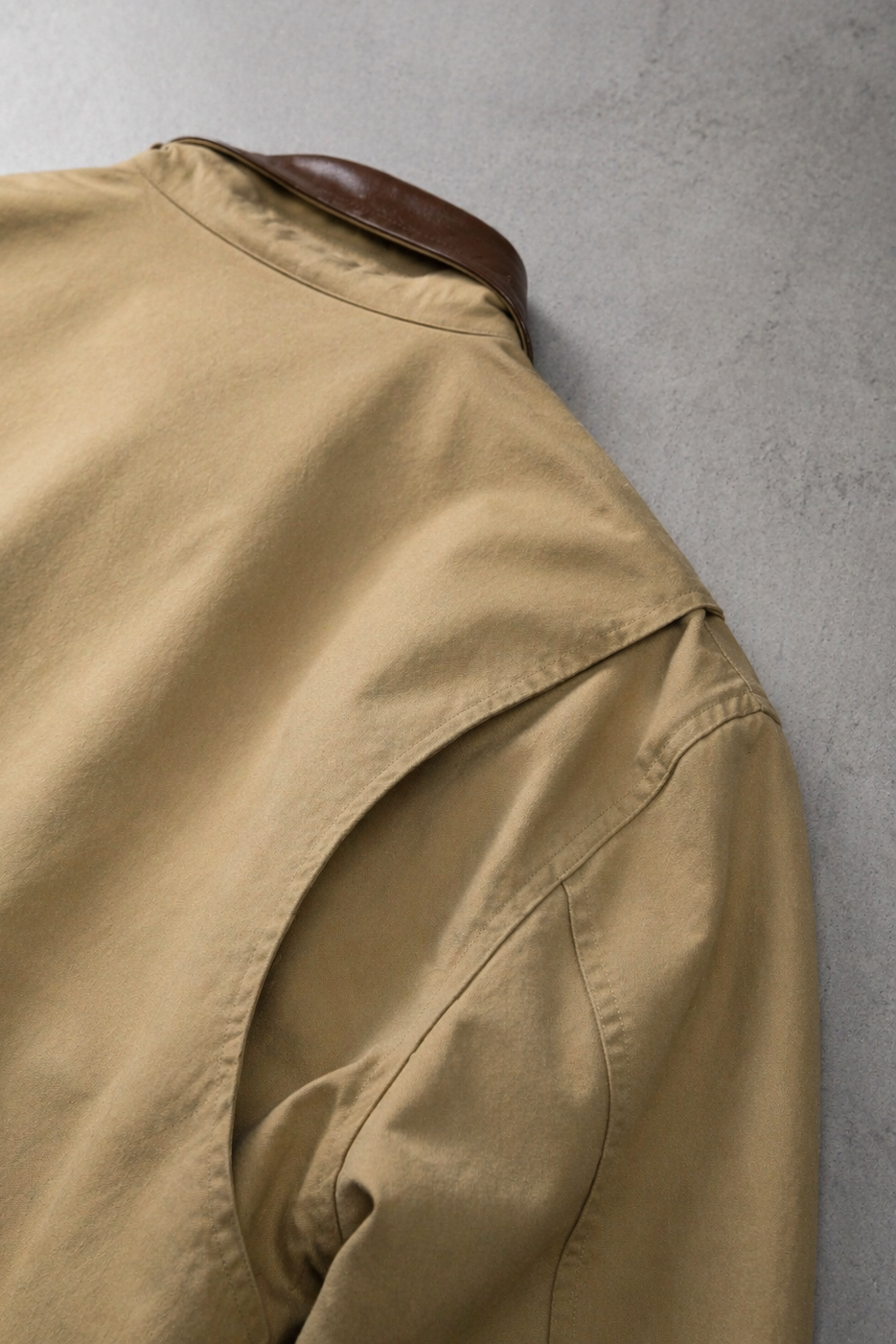 Jed North Men's Retro Oversized Canvas Jacket - Khaki