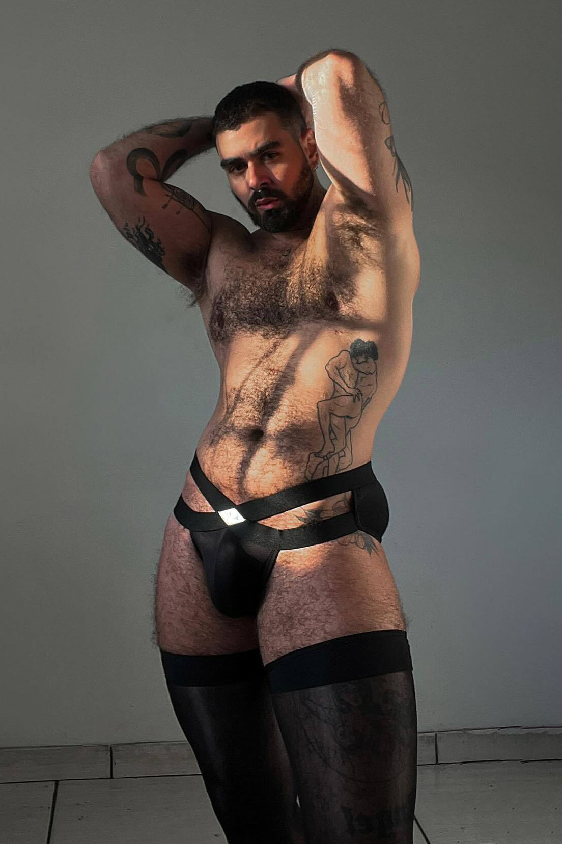 Hustler Cross Briefs - Obsidian Black - DealByEthan.gay loves JJ Malibu