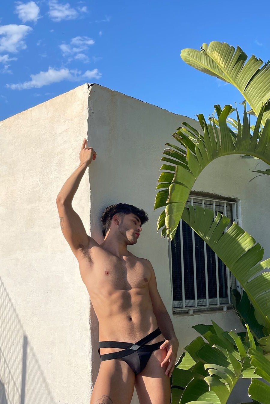 Hustler Cross Briefs - Obsidian Black - DealByEthan.gay loves JJ Malibu
