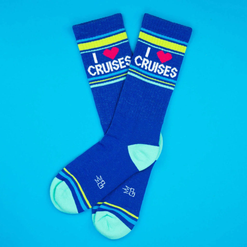 Me encantan los calcetines de la tripulación de cruceros