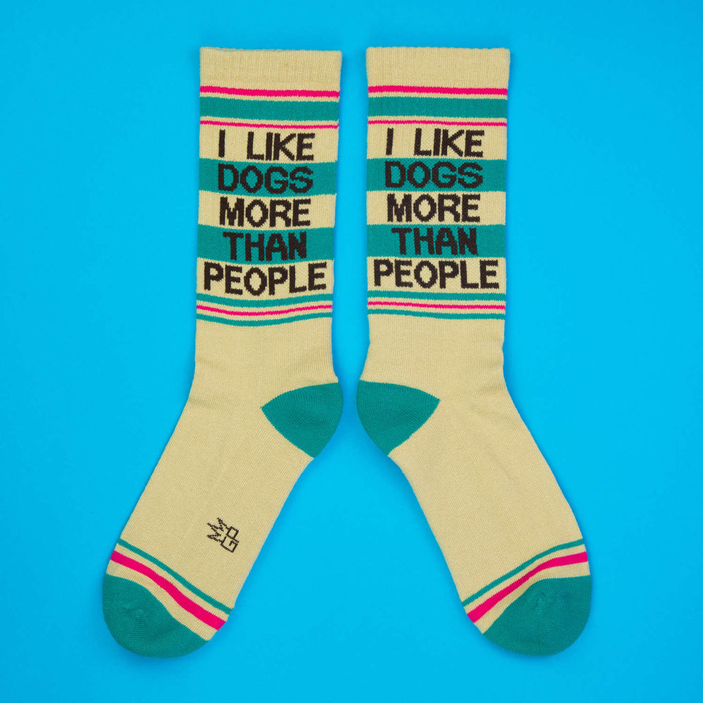 ME GUSTAN MÁS LOS PERROS QUE LAS PERSONAS CALCETINES DEPORTIVOS
