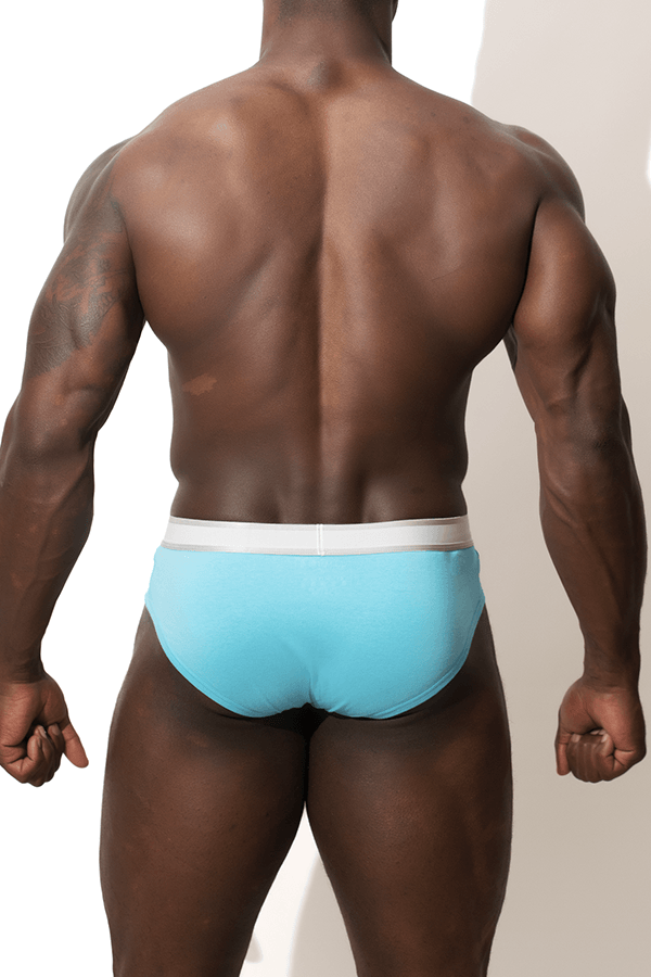 Heartbreaker Briefs W Bulge Pouch - Light Blue