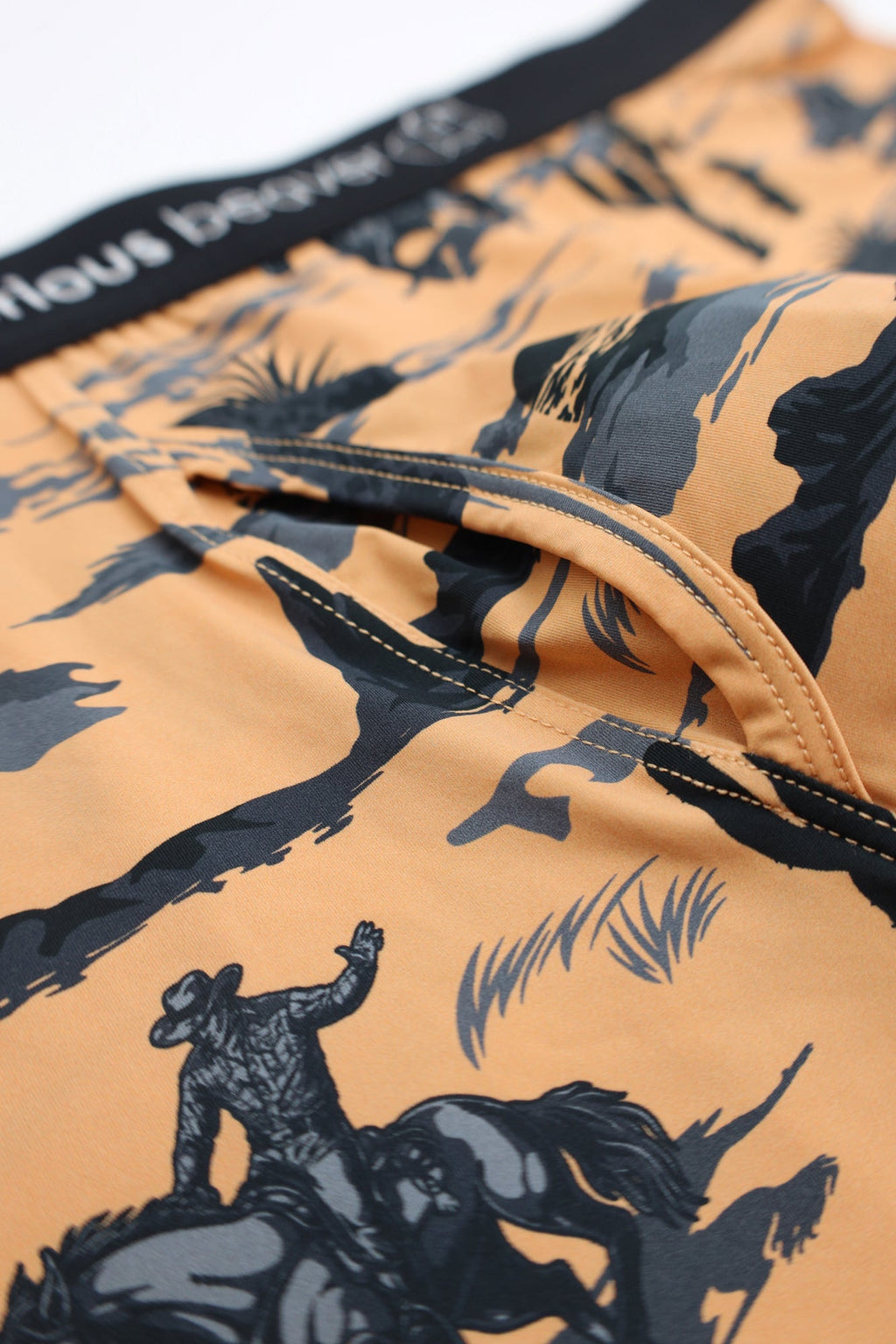 Curious Beaver Men's Boxer Briefs - Wild West