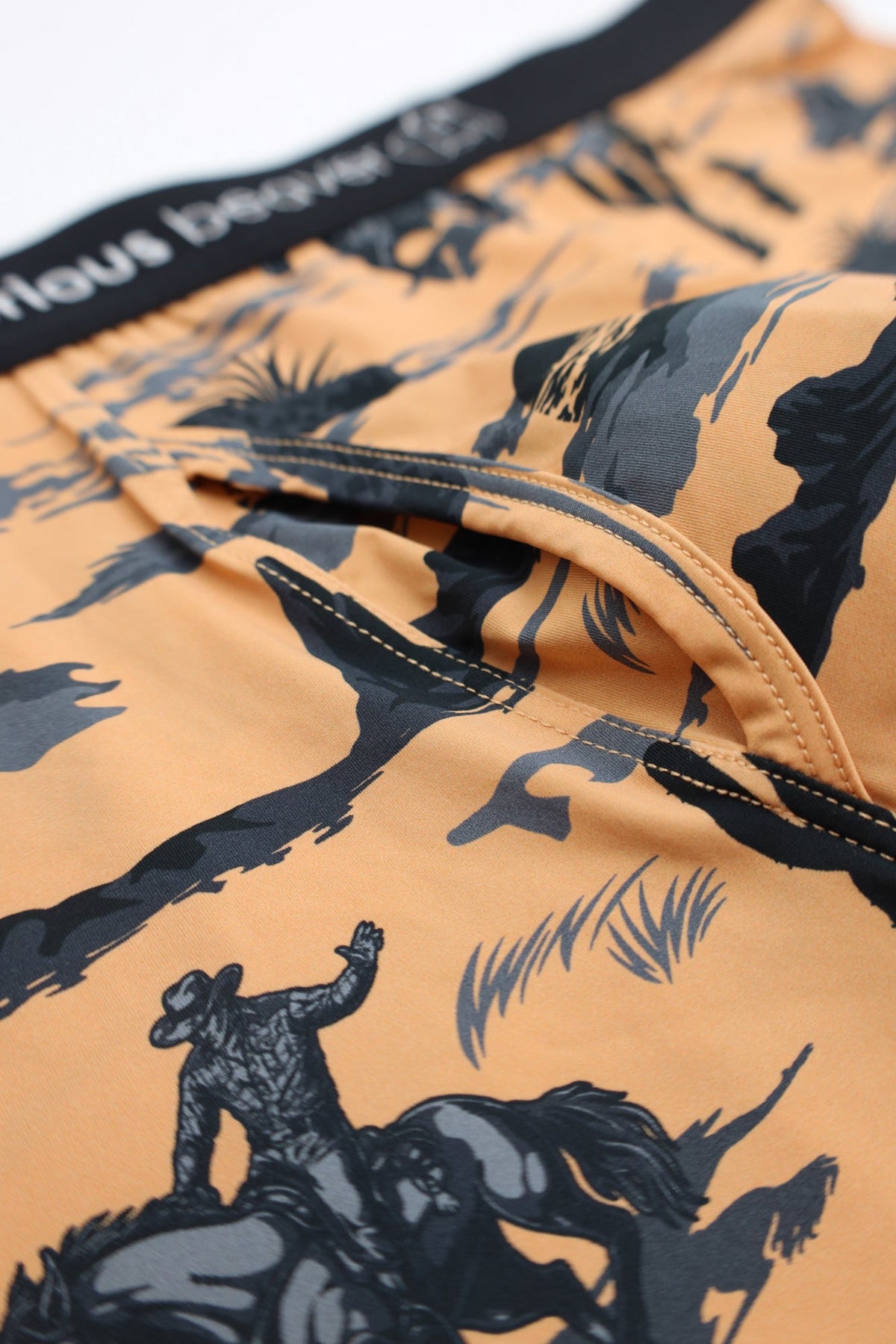Curious Beaver Men's Boxer Briefs - Wild West