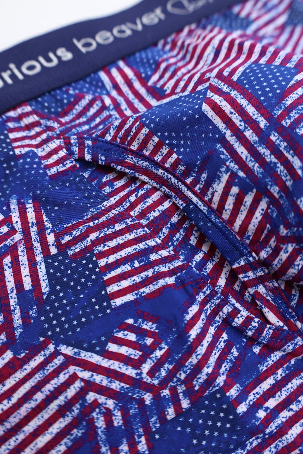 Curious Beaver Men's Boxer Briefs - USA Flag