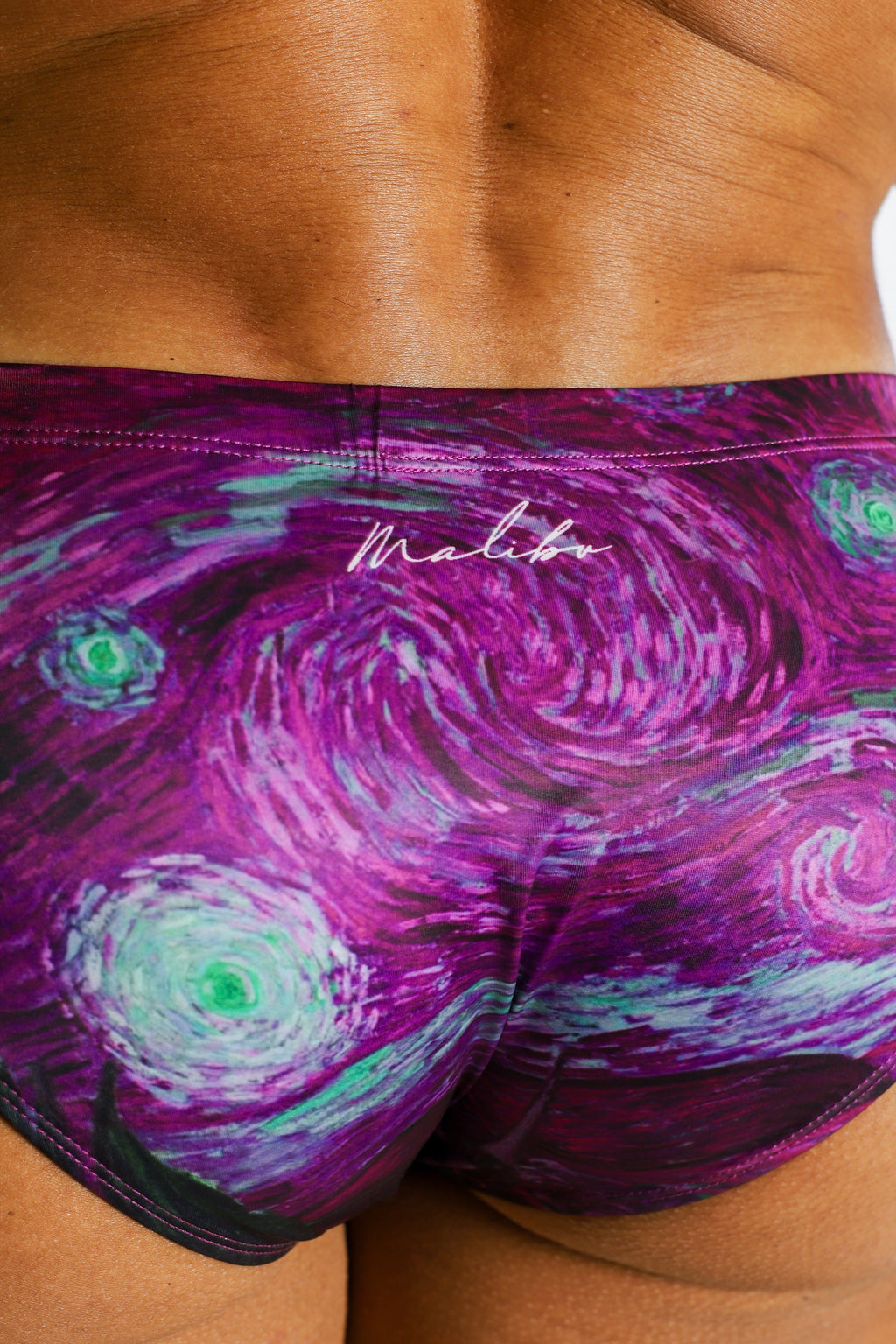 JJ Malibu Men's Wet-N-Wild Swim Briefs - Spooky Night