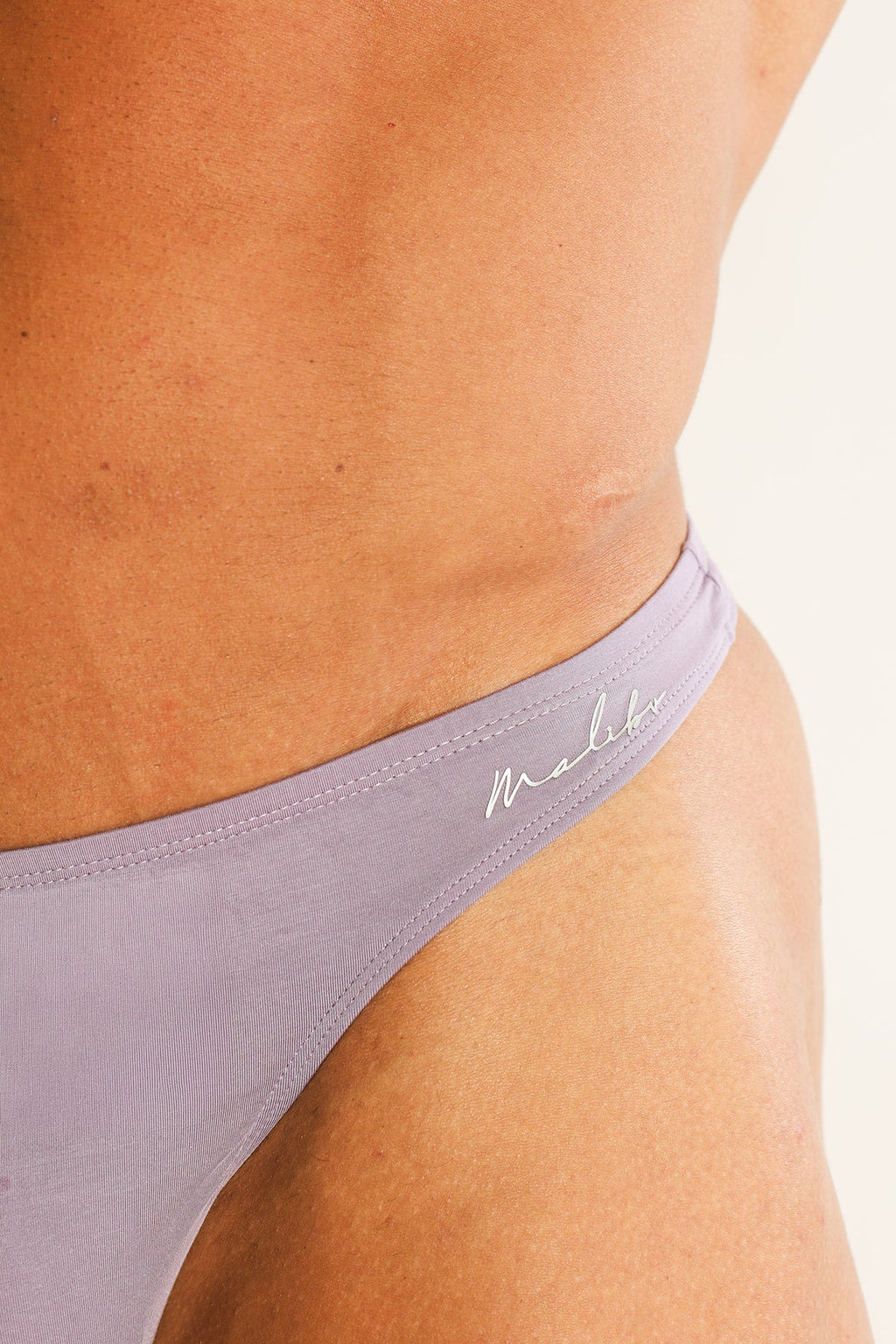 JJ Malibu Men's Premium Modal Scrunch-Back Thong - Dusty Lavendar