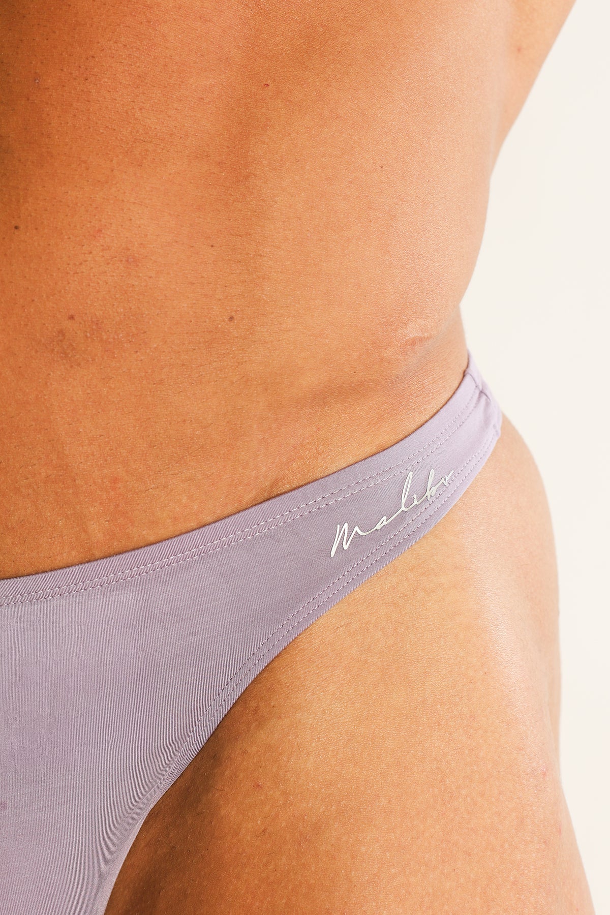 JJ Malibu Men's Premium Modal Scrunch-Back Thong - Dusty Lavendar
