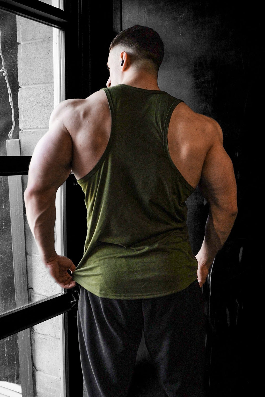 Jed North Men's Vital Raw-Hem Tank Top 2.0 - Green