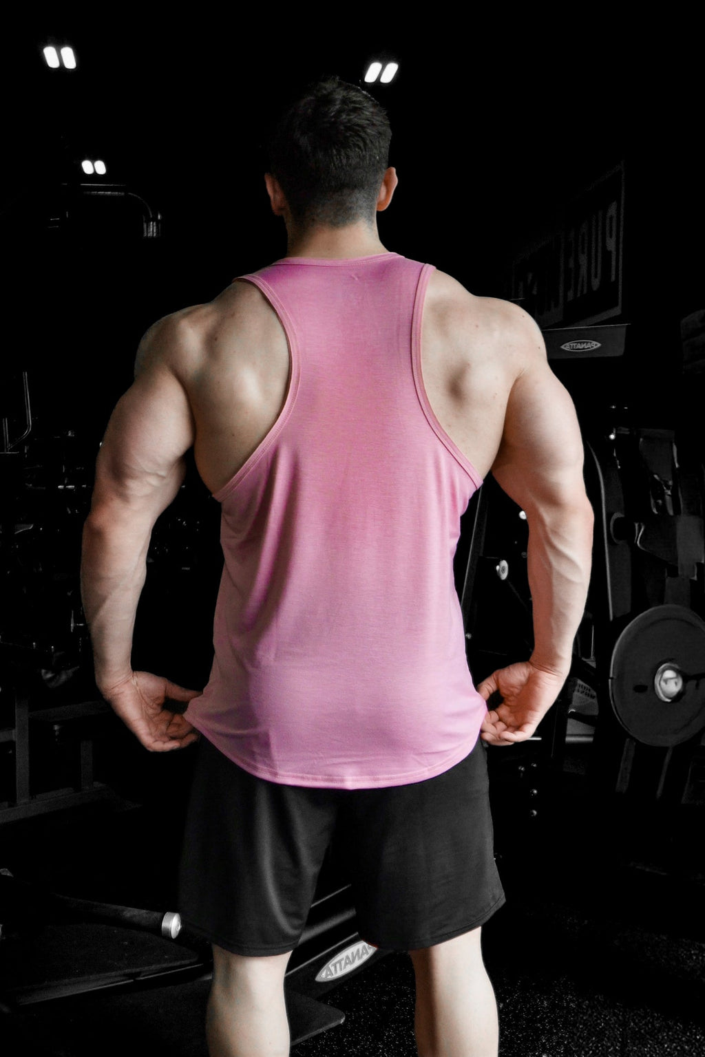Jed North Men's Vital Raw-Hem Tank Top 2.0 - Salmon Pink