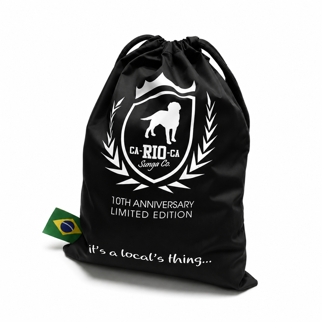 CA-RIO-CA Sunga Co. Reisetasche mit Wappen und Logotipo – limitierte Auflage – Reisetasche zur Feier des 10. Jubiläums