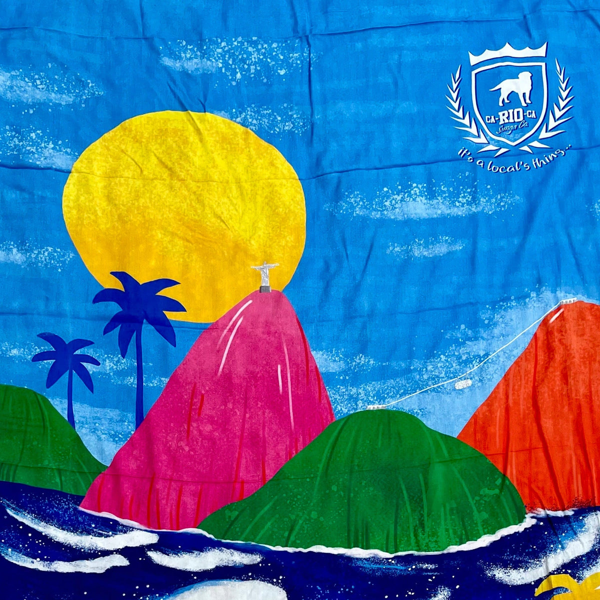 CA-RIO-CA Rio Aquarela Canga De Praia - Toalla de playa brasileña (Sarong / Pareo)