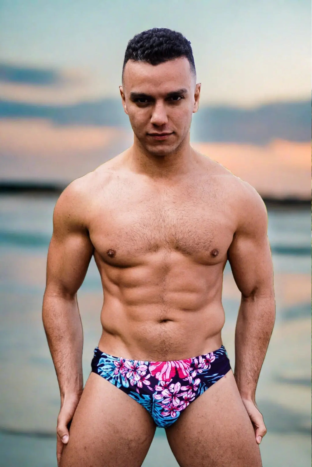 Maris Equi Florale Herren-Badehose
