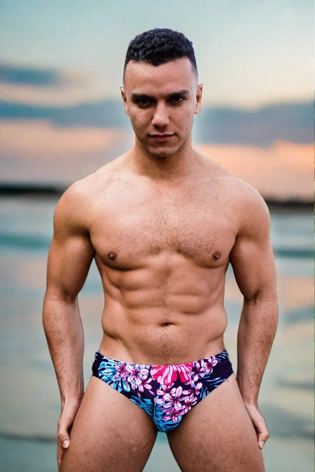 Maris Equi Florale Herren-Badehose