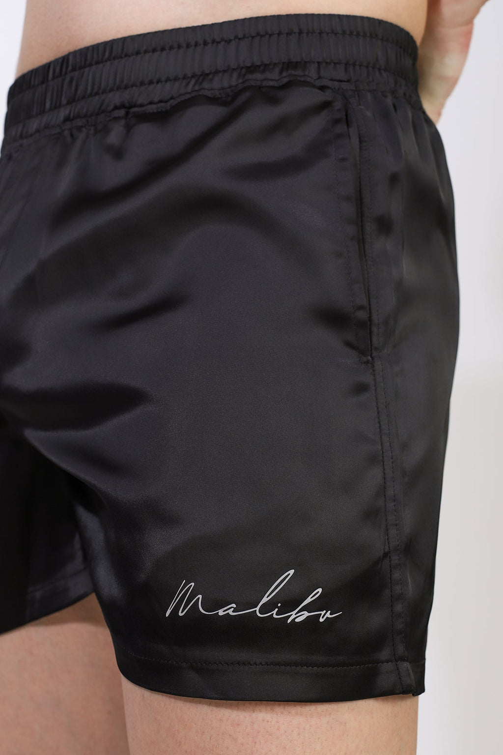 JJ Malibu Men's ShimmerFlex Active Shorts - Midnight Black