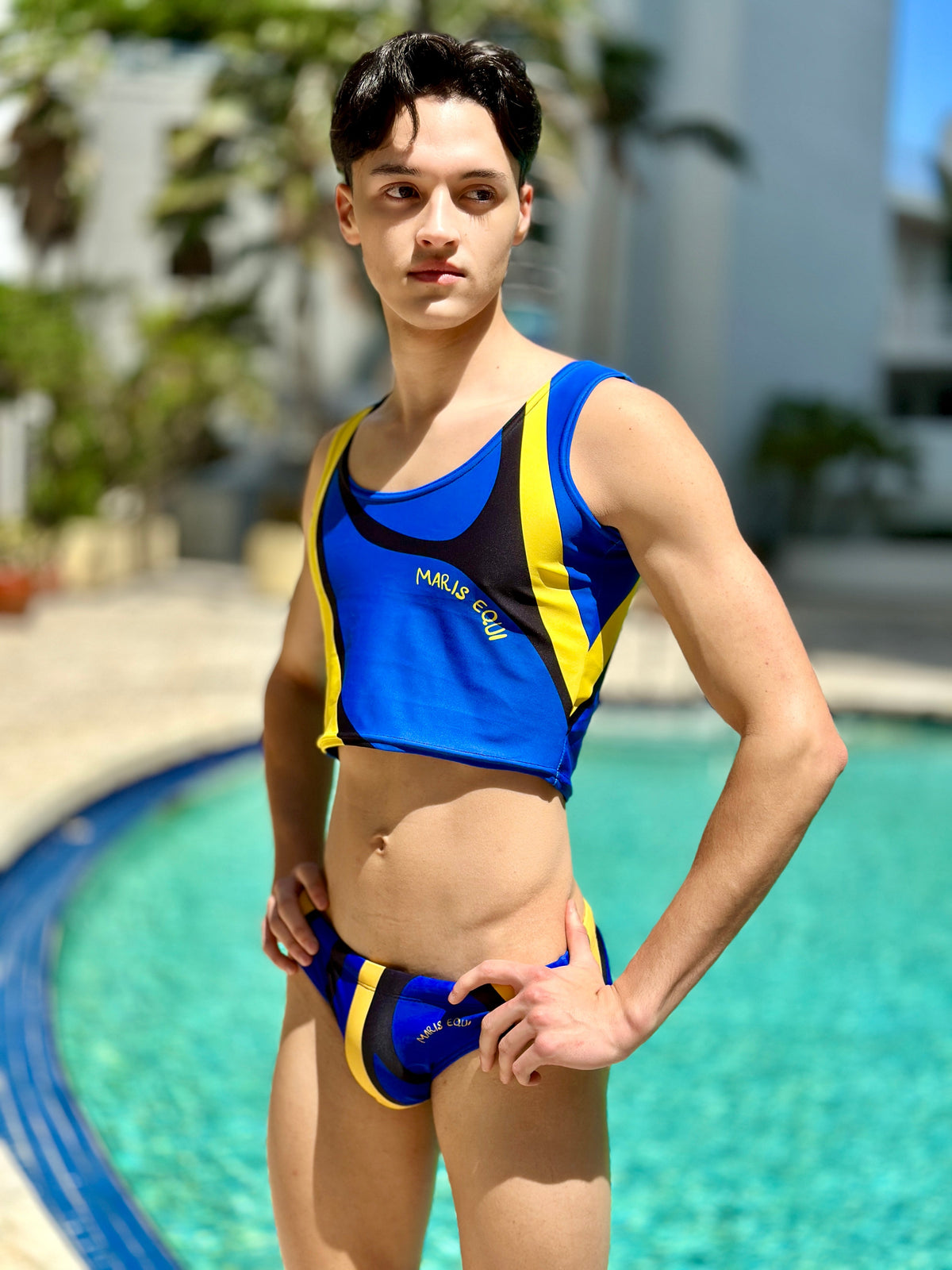 Maris Equi Men's Surgeonfish Crop Top Tank